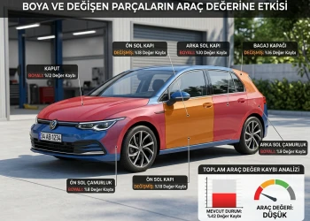 Boya-Değişen Araç Değerleme: Parça Bazlı Değer Etkisi Rehberi