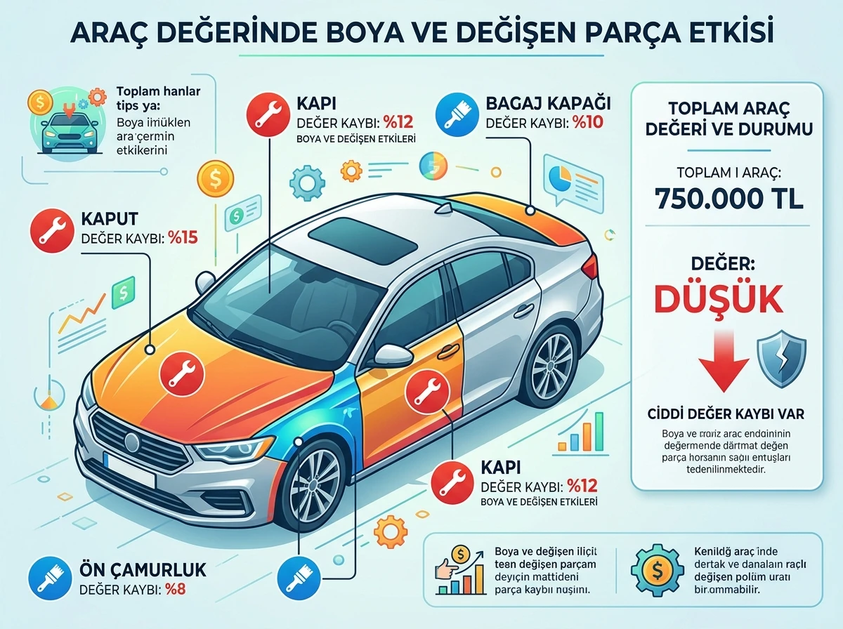 Değişen araç değerleme